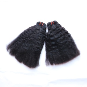 Meilleur vendeur de haute qualité Double Yaki Straight de 100% prix de gros de cheveux humains cheveux bruts vietnamiens - Product Image 3