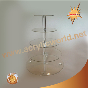 แท่นวางเค้กอะคริลิคทรงสี่เหลี่ยมสำหรับร้านของคุณ - Product Image 3