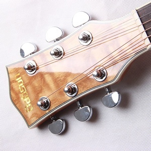 Guitare électro-acoustique <span class=keywords><strong>Bones</strong></span> Nut 41 pouces, modèle standard pour débutants, table en épicéa, fond en frêne, manche en acajou, la moins chère, Indonésie - Product Image 2