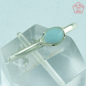 Bague en émail de bijoux en argent sterling 925 belle nouvelle bague de pierres précieuses de conception pour la fête de fiançailles de mariage avec incrustation de pierre - Product Image 2