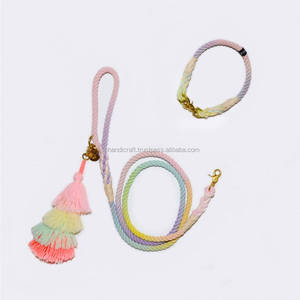 Correa para Perro Personalizada con Efecto Ombre, Collar de Cuerda Personalizado, Alta Calidad y Elegancia - Product Image 1
