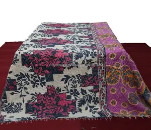 Indian Vintage kantha Quilts designs at discount prices Indian bohemian vintage Tribal Kantha Throws