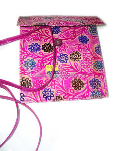 Bohemian Geometric Print Faux <b>Leather</b> Lightweight Shoulder <b>Bag</b> with Button Closure for Women's Handbag - Product Image 1