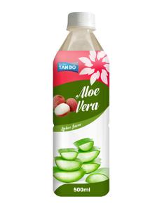 Boisson aux fruits tropicaux aromatisée à l'aloe vera, purée de l'aloe vera, faible en gras, boisson saine, bouteille de 500 ml, boisson naturelle à la pulpe d'aloe vera, rafraîchissement quotidien - Product Image 4