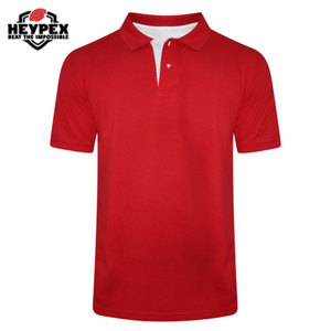 Camisetas Polo superventas Diseño informal de manga corta Tela de punto transpirable Opción de talla grande Característica en blanco - Product Image 6