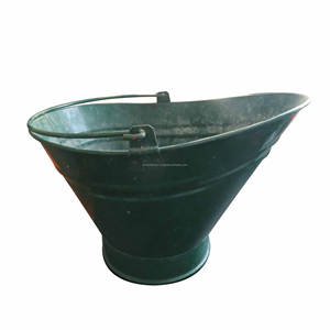 Porte-bûches en métal Seau à charbon de luxe en métal galvanisé Seau à charbon design rose Hod à charbon moderne - Product Image 5