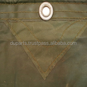 Lona impermeable de tela de poliéster resistente, cubierta duradera resistente al desgarro para uso en exteriores, uso industrial y en la construcción - Product Image 3