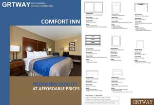 Matelas économiques pour chambre d'hôtel 3 ou 4 étoiles Ensembles de chambre d'hôtel de qualité supérieure - Product Image 2