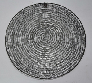 Art mural en métal rond en fer forgé avec finition antique élégante, décoration élégante IHA IHACA206 - Product Image 4