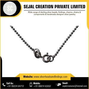 Chaînes plaquées argent 925 de qualité supérieure pour la fabrication de bijoux et accessoires Chaînes en argent sterling pur 925 de qualité supérieure - Product Image 4