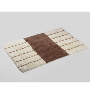 Tapis de bain de haute qualité Vente en gros Tapis de bain floral Design personnalisé Meilleur exportateur de tapis de bain en coton de couleur en Inde. - Product Image 5