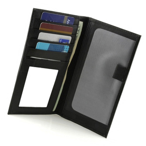 <span class=keywords><strong>Portafoglio</strong></span> in pelle per le donne e gli uomini controlli duplicati RFID carta sottile <span class=keywords><strong>portafoglio</strong></span> <span class=keywords><strong>uomo</strong></span> - Product Image 1