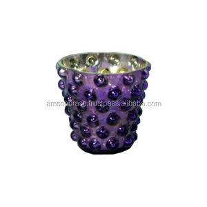 Bougie votive en métal fer cire, design moderne, finitions antiques, bougeoir votif design perforé personnalisable - Product Image 2