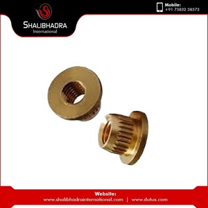 น็อตทองเหลืองแบบเคาะในตัว,น็อตแทรกแบบเคาะอินน๊อตที่ดูโดดเด่นทองเหลืองผลิตภัณฑ์มีความน่าเชื่อถือ MOQ ต่ำ - Product Image 3