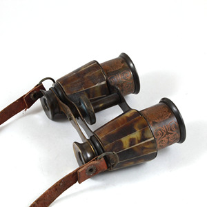 Binoculares de latón de 3 "con acabado antiguo, cristal de Metal duradero, regalos novedosos, turismo, Derby, observación de aves, Funda de cuero hecha Calyron - Product Image 5