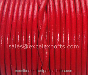 Cordones de cuero natural Correas de cuero Premium 100% Cuero curtido vegetal genuino de India Excel Exports - Product Image 6