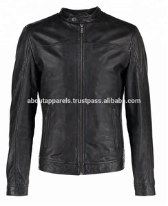 แจ็กเก็ตมอเตอร์ไบค์ใส่ได้พอดีตัวมีซิปหนังแกะแท้ขนาดพลัสไซส์สั่งได้ตามต้องการคอลเลกชันใหม่ - Product Image 2
