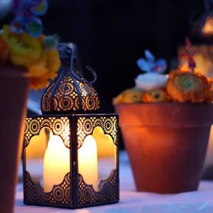 <b>Mini</b> Metal Tea Light <b>Lantern</b> for Home Decoration Handmade - Product Image 5