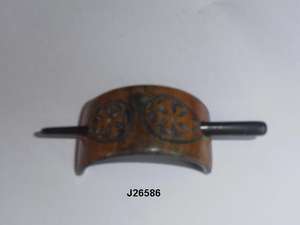 Pince à cheveux en bois pour femmes et filles, accessoires de coiffure, bijoux en bois matelassé et poli - Product Image 5