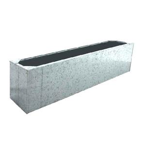 Macetas plateadas, acabados personalizables, accesorios de jardín, macetas para flores y plantas, soporte recubierto de polvo negro - Product Image 5