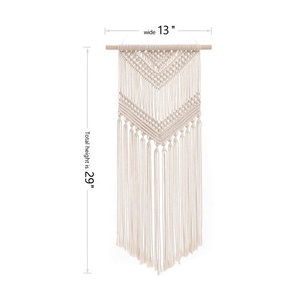 Boho Chic 100% hecho a mano macramé colgante de pared hermoso patrón decoración para el hogar nuevo estilo personalizado caja de cartón Paquete de 25 piezas - Product Image 1