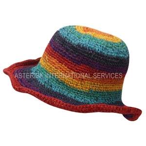 หมวกฤดูร้อนทำจากป่านสำหรับผู้หญิงจากเทือกเขาหิมาลัย เป็นมิตรกับสิ่งแวดล้อม ทอมือ ดีไซน์สีสันสดใส ทันสมัย เหมาะสำหรับชายหาด กิจกรรมกลางแจ้ง ท่องเที่ยว ปั่นจักรยาน และใช้ในชีวิตประจำวัน - Product Image 2