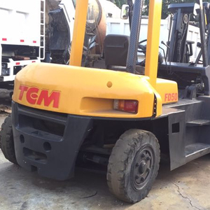 Carretilla elevadora diesel japonesa 7Ton TCM FD70 Mini camión de combustión interna usado - Product Image 4