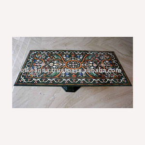 ทำด้วยมือหินอ่อน Pietra Dura ท็อปส์ซูโต๊ะอาหาร - Product Image 1