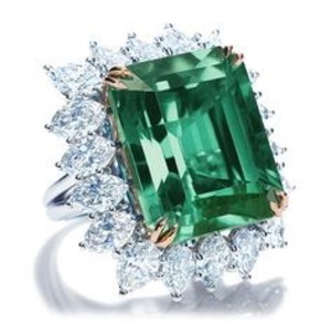 <b>14k</b> White <b>Gold</b> Marquise Cut Real Diamond Cocktail <b>Ring</b> - Product Image 1