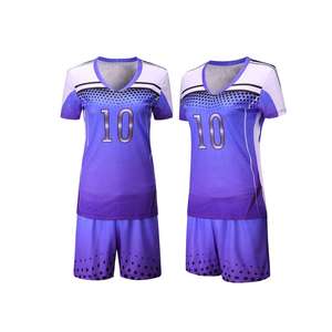 Women Men <b>Volleyball</b> Uniform Sports Suit Female Custom Sublimation Breathable Volley <b>Ball</b> Uniforms - Product Image 4