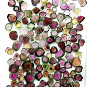 Pierres précieuses de tourmaline de pastèque naturelle - Product Image 1