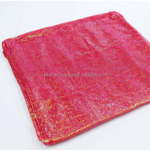 Bufanda de gasa multilurex iridiscente elegante, ropa informal para interiores y exteriores, chal cuadrado tradicional estampado Popular - Product Image 5