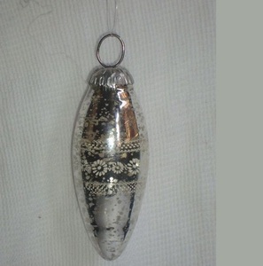 กระดิ่งแขวนแก้วสีเงินสำหรับเทศกาลคริสต์มาสเครื่องประดับตกแต่งบ้านดีไซน์ไม่เหมือนใครปรับขนาดได้ตามต้องการ - Product Image 2