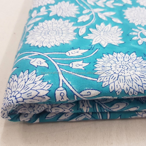 Tela de algodón con estampado de bloque de madera, tejido acolchado Natural hecho a mano, Material para vestido, SSTHVCC11 - Product Image 1