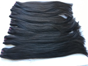 ผมต่อจากผมมนุษย์ผมแท้แบบเรมี่ผมถักเปียผมลอนตรงนุ่มลื่น - Product Image 6