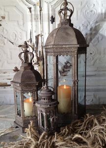 Handmade <b>Silver</b> Glass <b>Lantern</b> for Table Home Office and Wedding Decorations for Party Use with Customized Sizes - Product Image 3