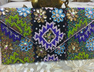 Embrague bolso de noche hecho a mano indio bolso hecho a mano para las mujeres al por mayor - Product Image 2