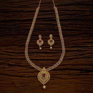 Conjunto de collar de moda para mujer largo CZ 54658 - Product Image 1