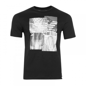 Camiseta de Manga Corta con Cuello Redondo de Algodón 100% de la Mejor Calidad para Hombre, Colores Personalizados, Diseño de Calaveras, Promoción Directa de Fábrica, India - Product Image 2