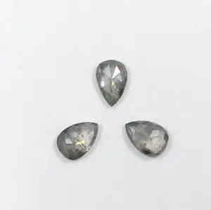 100% Qualitative Antique Pear Cut Icy Diamonds From Indian Supplier,loose rose cut diamonds