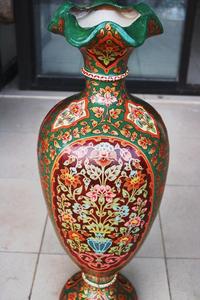 Lampes en peau de chameau peintes à la main PAKISTAN - Product Image 5