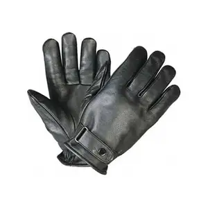 Precio de fábrica, precio al por mayor barato, guantes de Ciclismo de conducción de invierno de cuero genuino, guantes con función de pantalla táctil