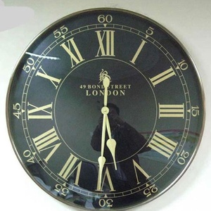 Horloge murale décorative style européen, en métal - Product Image 4