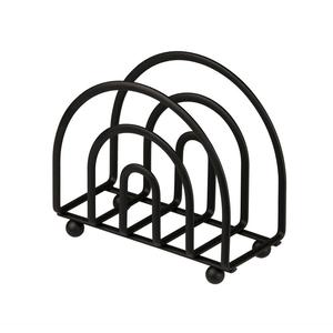 Servilletero de Metal con Recubrimiento de Polvo Negro - Product Image 1