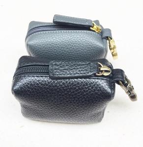 Dispensador de bolsas para excrementos de perro, conjunto de correa de cuero genuino de PU, tela de lona vegana, productos de lujo para perros, naranja - Product Image 4