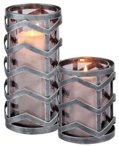 ชุดเชิงเทียนโมเสคพร้อมโคมไฟและขวดโหลใส่เทียนชุดแก้ว3ชิ้น - Product Image 2