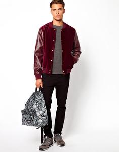 Dernière veste bombardier d'hiver en toile de velours bordeaux Vente en gros de vêtements de plein air à paillettes pour hommes | Blousons bombardiers pour hommes - Product Image 4