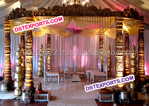 Mandap para Bodas Indias, Personalizable, Estilo Sureño Indio, Decoración Tradicional para Bodas Indias, Evento en Australia - Product Image 2