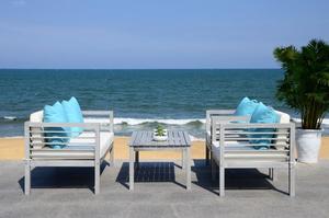 Conjunto de sofás de madera para exterior, colección de muebles de jardín - Product Image 2