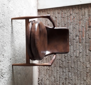 Silla de salón de muebles escandinavos Retro de teca - Product Image 2